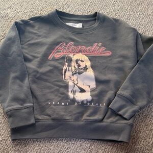 Abercrombie Kids Gray Sweatshirt with Blondie Graphic